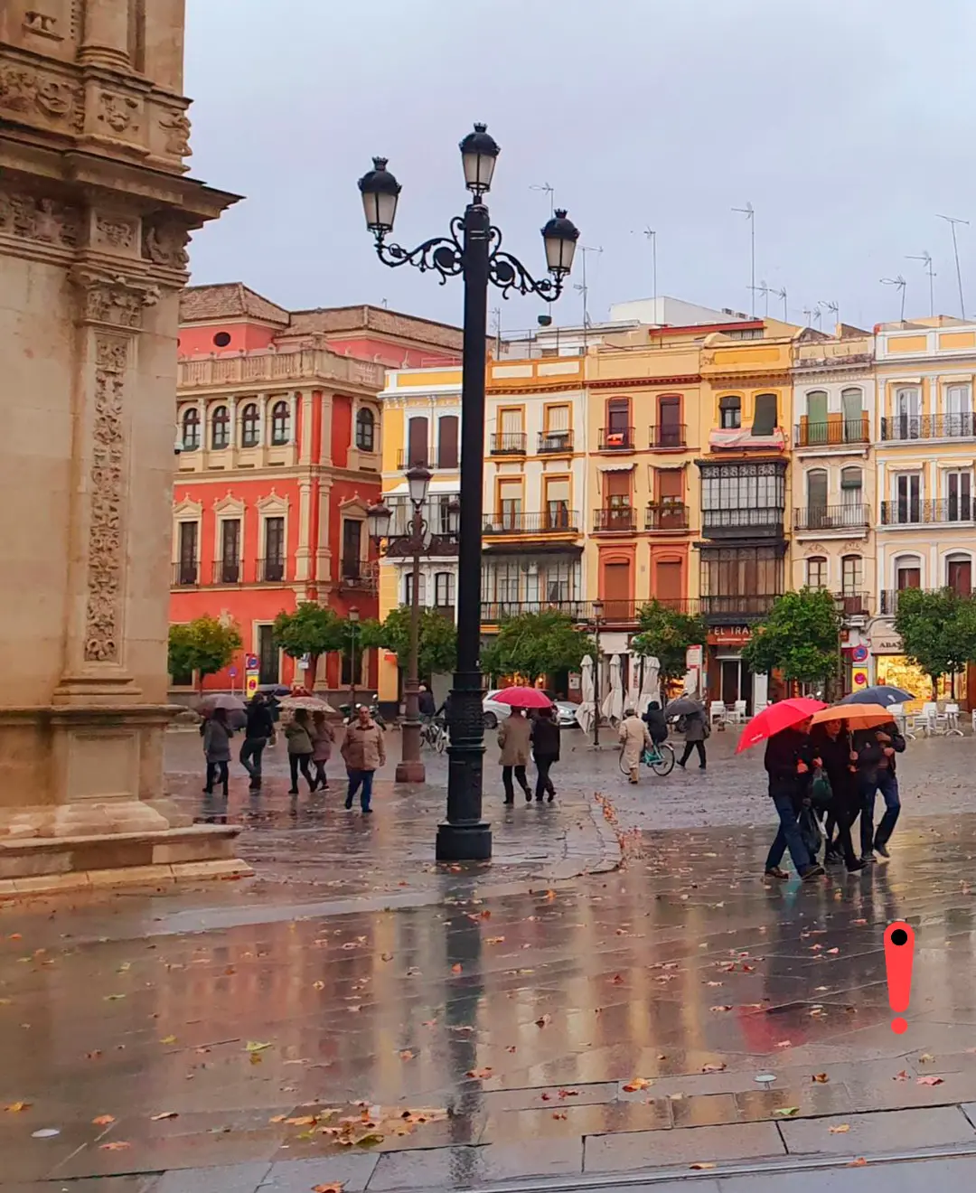 Puente de Semana Santa bajo la lluvia