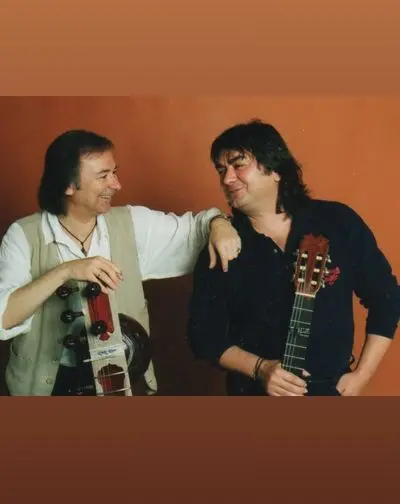 Gualberto y Ricardo Miño en su espectáculo Puente Mágico
