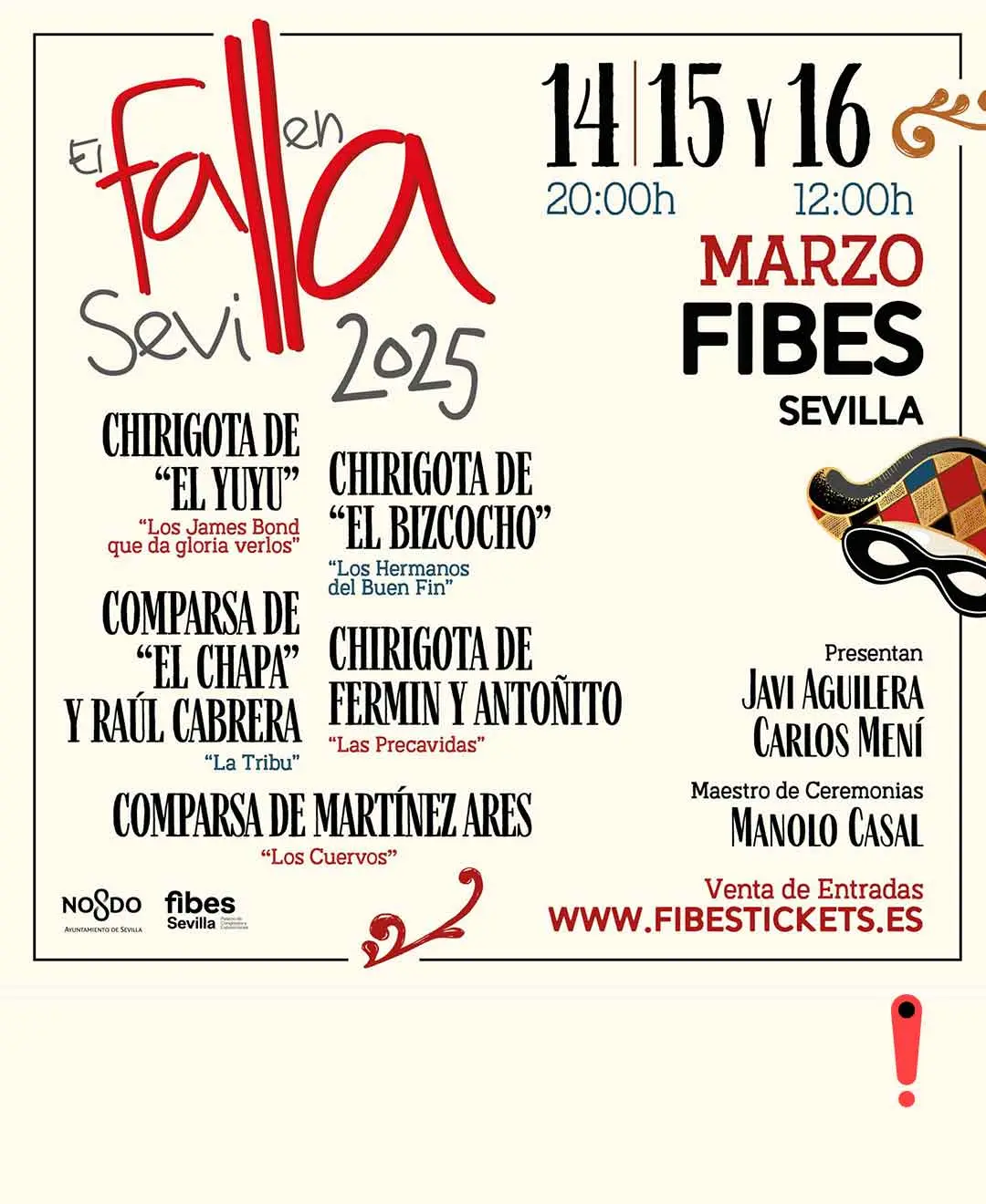 El Falla en Sevilla 2025: El espíritu del Carnaval de Cádiz llega a la ciudad