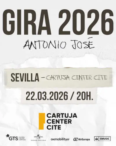 Concierto Antonio José – Gira 2026 en Sevilla