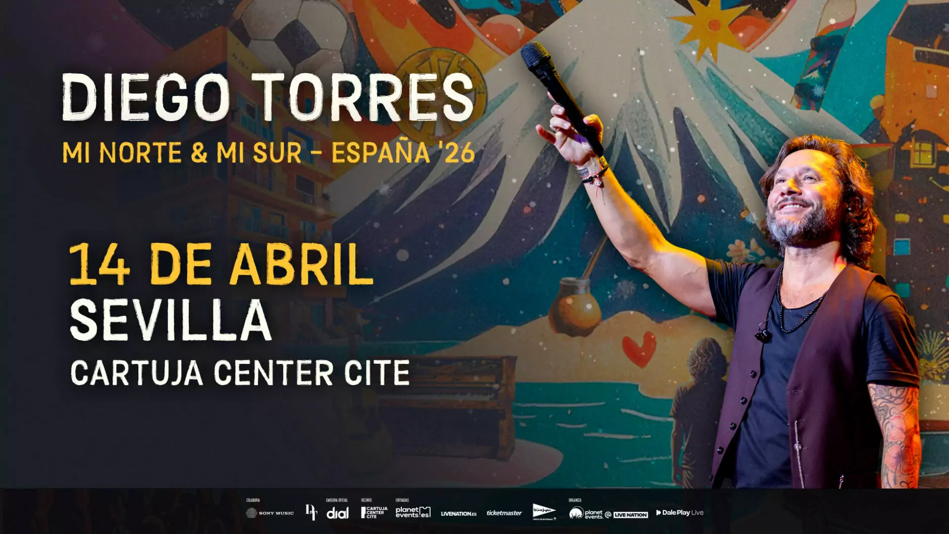 Concierto Diego Torres – Mi Norte & Mi Sur en Sevilla