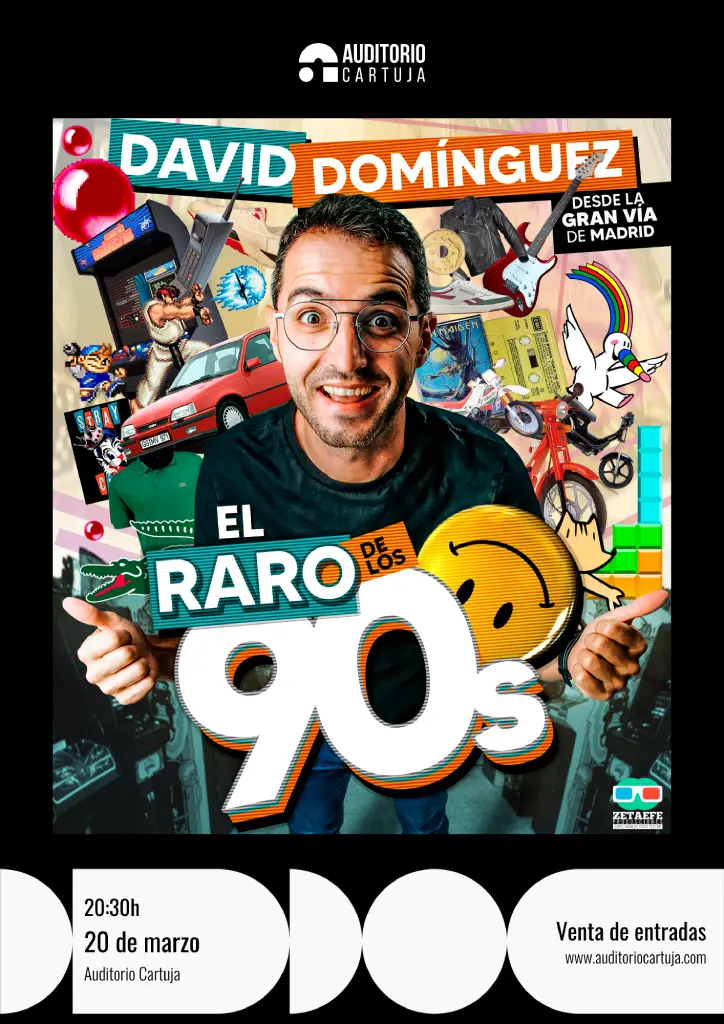 Entradas El Raro de los 90 – David Domínguez en Sevilla