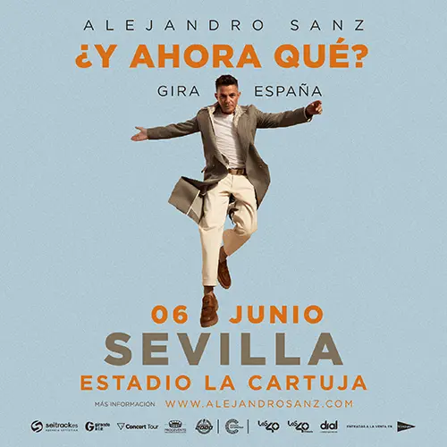 ALEJANDRO SANZ EN ESTADIO DE LA CARTUJA