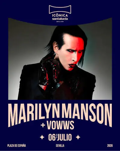Concierto de Marilyn Manson en Icónica Sevilla Fest