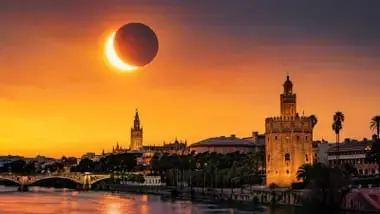 Eclipse solar en Sevilla el 12 de agosto de 2026